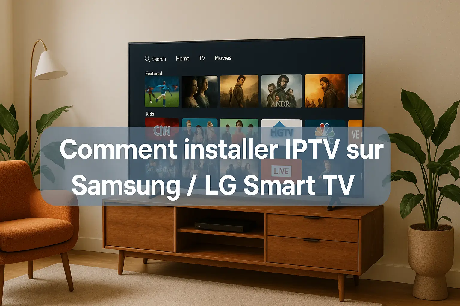 Comment installer IPTV sur Smart TV Samsung ou LG
