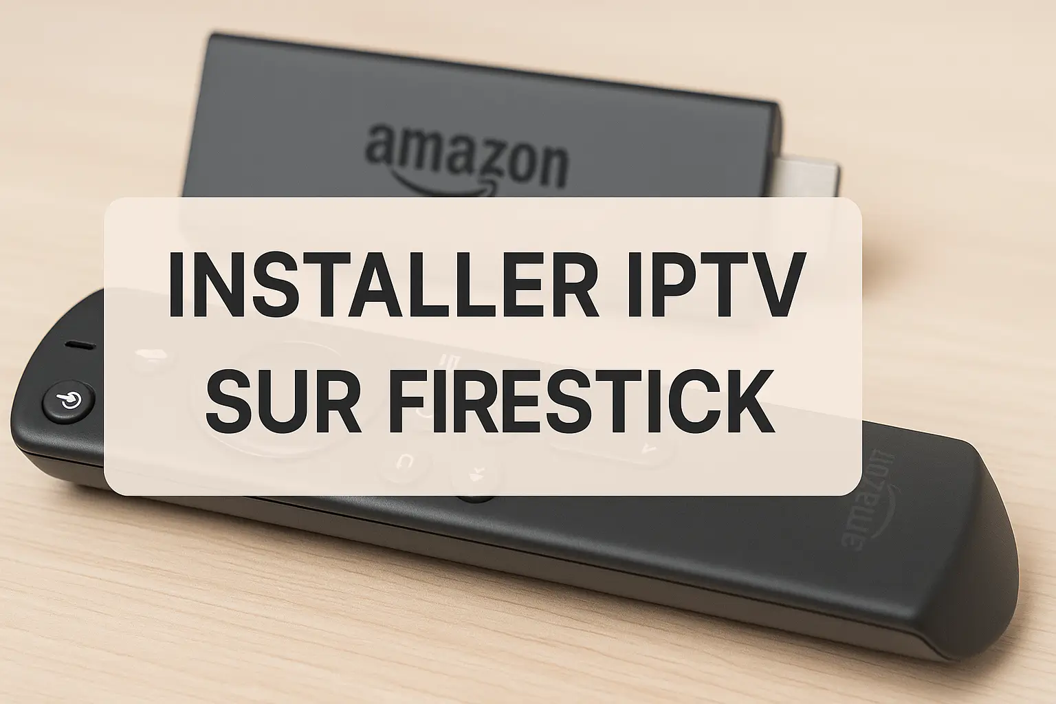 Installer IPTV sur FireStick